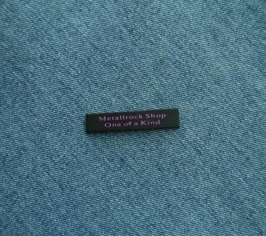 manufacture Black real Leather Labels And Tags For Clothing
