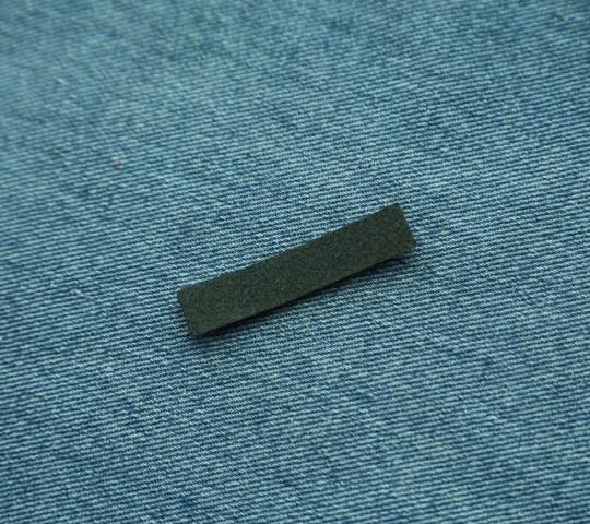 eco friendly fashion sewing on black leather label for jacket china manufacturer
