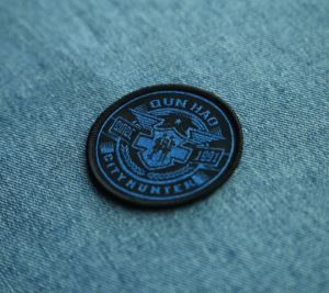 Custom Design 2D kudottu Patch
