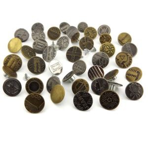 Custom Metal farkut vasara painiketta niitti